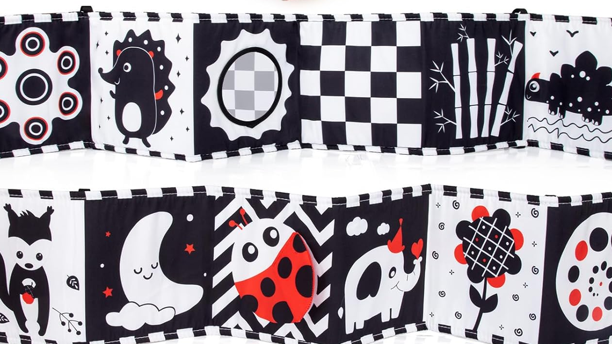 Black and white book/fold out cards for baby